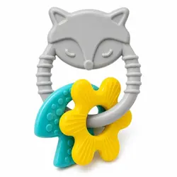 دندانگیر سیلیکونی طرح راکون دکتر براونز Learning Loop | دندانگیر چند تکه سیلیکونی نوزاد