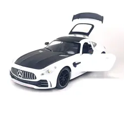 ماکت ماشین فلزی مدل بنز جی تی آر 1:24 (benz gtr amg) D