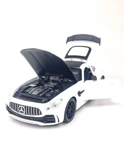 ماکت ماشین فلزی مدل بنز جی تی آر 1:24 (benz gtr amg) D