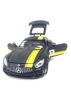 ماکت ماشین فلزی مدل بنز جی تی آر 1:24 (benz gtr amg) B