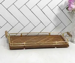 رولت خوری چوبی مستطیل خاتم