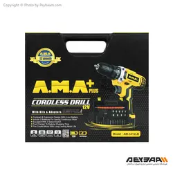 دریل پیچ گوشتی شارژی آما پلاس مدل 3412LB