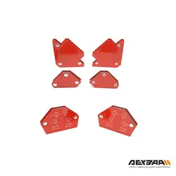 مجموعه 6 عددی گونیا جوشکاری آهنربایی Andy مدل 031