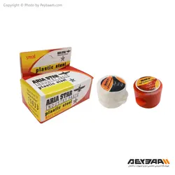 چسب صنعتی ترمیم فولاد آریا استار مدل Plastic Steel حجم کوچک