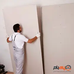 پنل گچ برگ 12.5 نما درجه دو مدل 1170