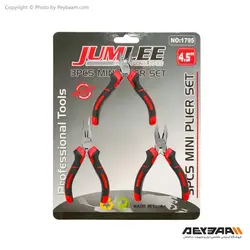 مجموعه 3 عددی انبر مینی JUMLEE مدل 1795 سایز 4.5 اینچ
