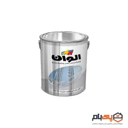 رنگ اکلیل نقره ای مقاوم به حرارت الوان مدل ALCO-4020 حجم 250 سی سی