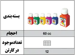 خمیر رنگ چند کاره ساختمانی الوان مدل ALCO-6565 حجم 60 سی سی