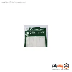 بست کمربندی 25 سانتی متری یانیو مدل TSL-250-I بسته 100 عددی