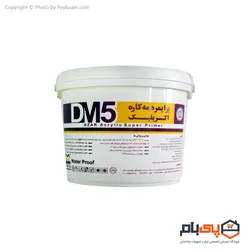 چسب پرایمر همه کاره اکریلیک آذر مدل DM5 حجم 2 گالن