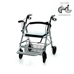 واکر چهارچرخ رولیتور آلومینیومی ایرانی