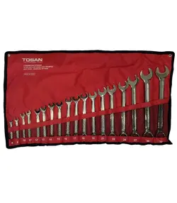 ست آچار یک سر تخت 18 عددی توسن