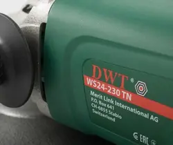 فرز سنگ بری 230 میلی متر 2400 وات DWT مدل WS24-230TN
