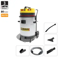 جاروبرقی صنعتی  کارواشی آب و خاک سه موتوره اتوماتیک آنا - مدل CP83WD