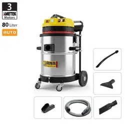 جاروبرقی صنعتی  کارواشی آب و خاک سه موتوره اتوماتیک آنا - مدل CP83WD