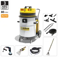 موکت و مبل شوی صنعتی سه موتوره اتوماتیک الکتروموتور AEG شرکت DOMEL اسلوونی مدل  ASC83 pro full