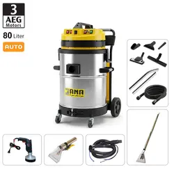 موکت و مبل شوی صنعتی سه موتوره اتوماتیک الکتروموتور AEG شرکت DOMEL اسلوونی مدل  ASC83 pro full
