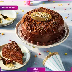 کیک شکلاتی 4 نفره (ارسال کیک به انگلستان) | انگور