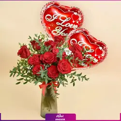 دسته گل کوچک رز ژورنالی خاص و زیبا | گلفروشی بین المللی انگور