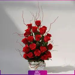 باکس گل رز ژورنالی خاص و زیبا | گلفروشی بین المللی انگور