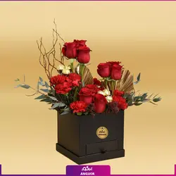 باکس گل طرح بین الملل ژورنالی خاص | گلفروشی بین المللی انگور