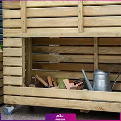 گلدان چوبی چرخ دار بزرگ (vip) | انگور