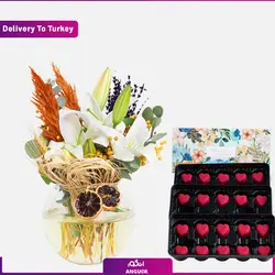 دسته گل آفتابگردان (ارسال گل به ترکیه) | انگور