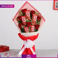 ست هدیه گل و شکلات (ارسال گل به هند) | انگور