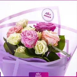خرید آنلاین دسته گل رز مینیاتوری کوچک سه رنگ | گلفروشی آنلاین انگور
