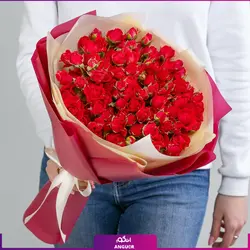خرید آنلاین دسته گل رز مینیاتوری قرمز | گلفروشی آنلاین انگور