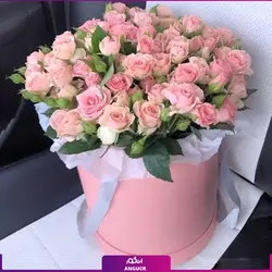 خرید آنلاین باکس گل رز مینیاتوری دخترانه | گلفروشی آنلاین انگور