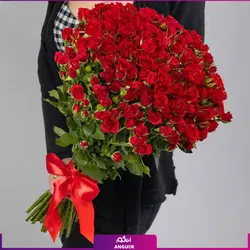 خرید آنلاین دسته گل رز مینیاتوری سرخ | گلفروشی آنلاین انگور