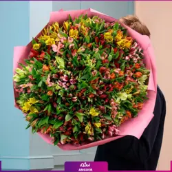 خرید آنلاین دسته گل آلسترومریا بنفش کوچک (5 شاخه)