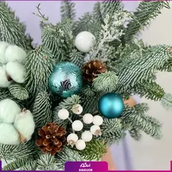 خرید باکس گل کریسمس جادو (سال نو میلادی) | گلفروشی آنلاین انگور