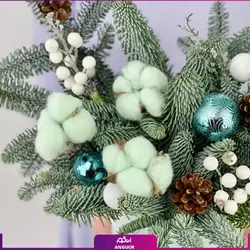 خرید باکس گل کریسمس جادو (سال نو میلادی) | گلفروشی آنلاین انگور