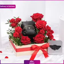 ستاره کریسمس همراه با بادکنک و شکلات جینگل بیلز (ارسال به دبی و امارات ) | انگور