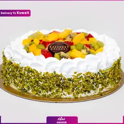 کیک میوه ای 4 نفره (تحویل در کویت) | انگور