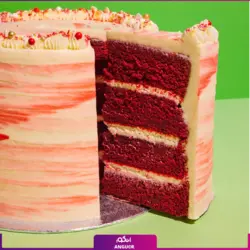 کیک تولد مخملی | انگور