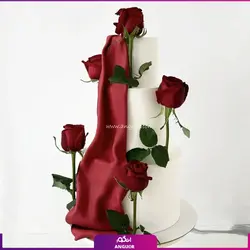کیک تولد رنگین کمان | انگور