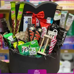 خرید آنلاین باکس شکلات و عروسک بند بند وجودم | گلفروشی آنلاین انگور