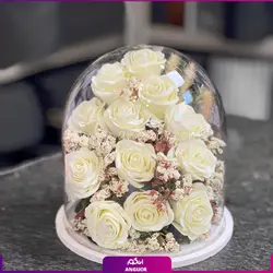 خرید آنلاین تنگ شیشه‌ای مصنوعی دلوان | مرکز گل و گیاه انگور