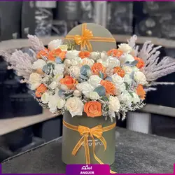 خرید آنلاین باکس گل مصنوعی اَبرا | مرکز گل و گیاه انگور