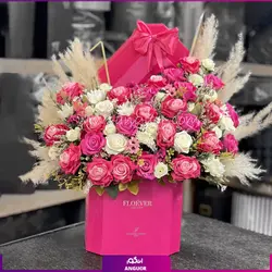 خرید آنلاین باکس گل مصنوعی هیما | مرکز گل و گیاه انگور