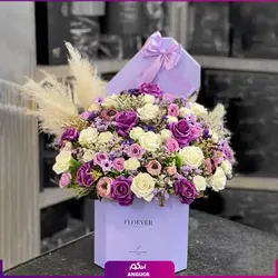 خرید آنلاین باکس گل مصنوعی دنیز | مرکز گل و گیاه انگور