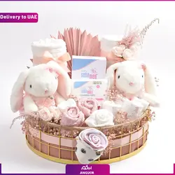 باکس هدیه نوزاد دختر ( ارسال به دبی و امارات ) | انگور