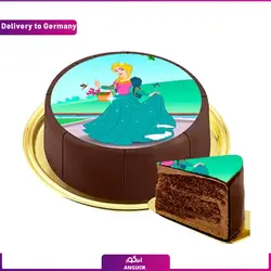 کیک کاکائو سیندرلا (ارسال گل به آلمان) | انگور
