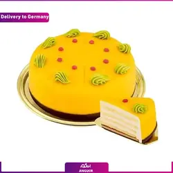 کیک با تم زرد 600 گرمی (ارسال کیک و شیرینی به آلمان) | انگور