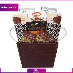 سبد شکلات قهوه(ارسال کیک وشیرینی به کانادا) | انگور