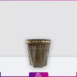 گلدان سفالی پتینه مدل بافت