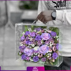 گلدان گلد مصنوعی وارداتی ارکیده (40 تا 50 سانتی)